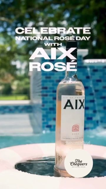 National Rosé Day is calling. 🍷 Join us this Saturday, June 13, with @aixrose.official. The pool vibes may be missing, but the perfectly chilled AIX certainly won't be.