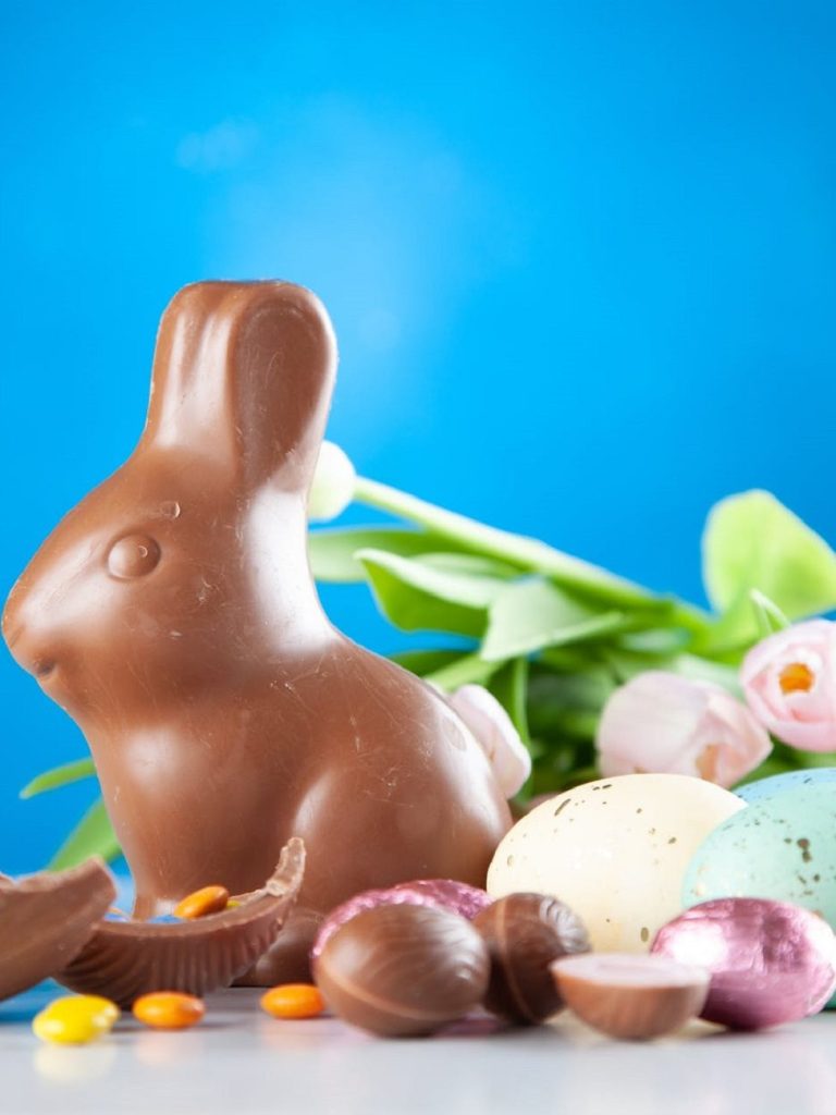 Easter Chequers Matching Green